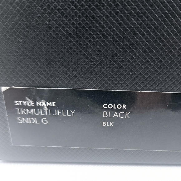 Coach Women's Black Jelly Sandals - Picture 10 of 10